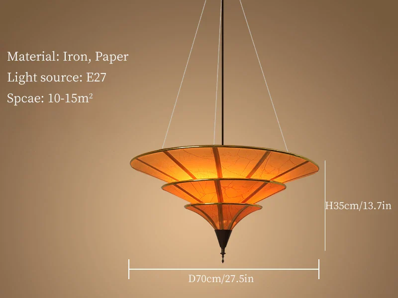 suspension wabi sabi pour décoration intérieure asiatique élégante - Image 7
