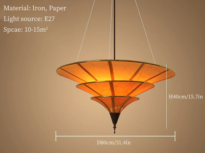 suspension wabi sabi pour décoration intérieure asiatique élégante - Image 8