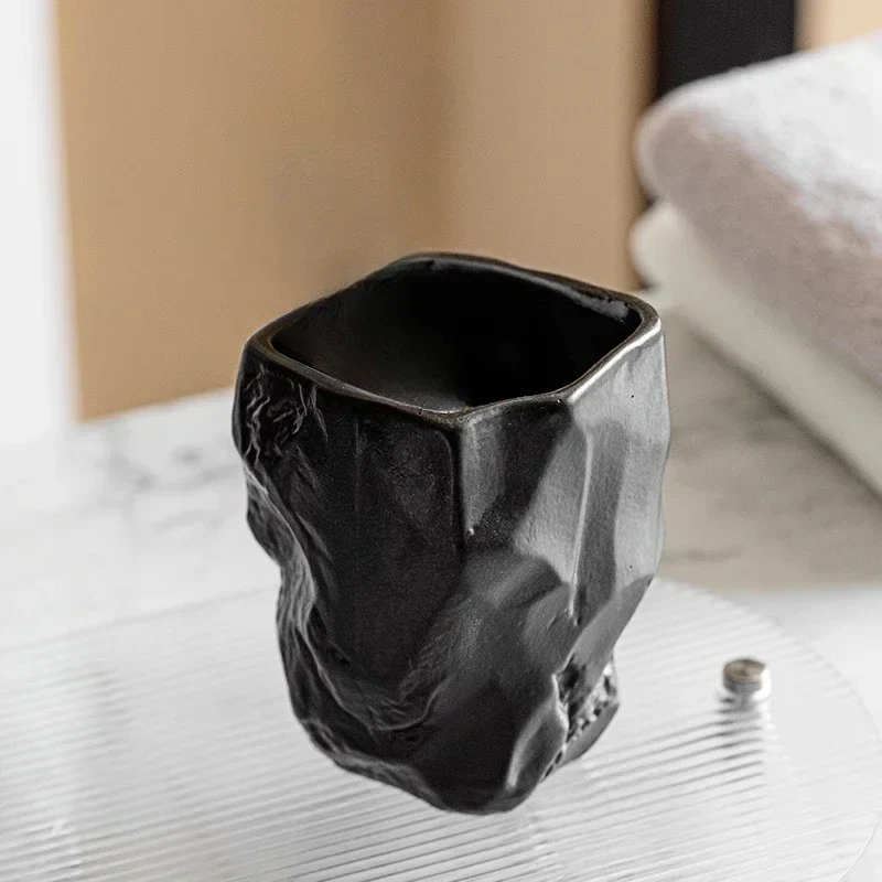 tasse de bain de bouche en forme de roche portable pour salle de bain - Image 9