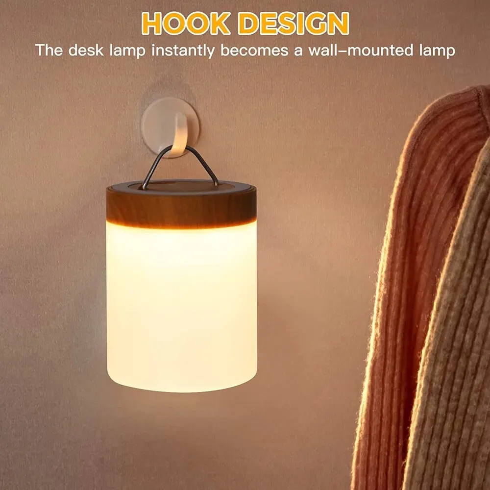 Touch Bedside Light, Bedroom Night Light, Dimmable Desk Light, Remote Control 13 Color Changing Light, Timed Shutdown, USB Charg - Image 4