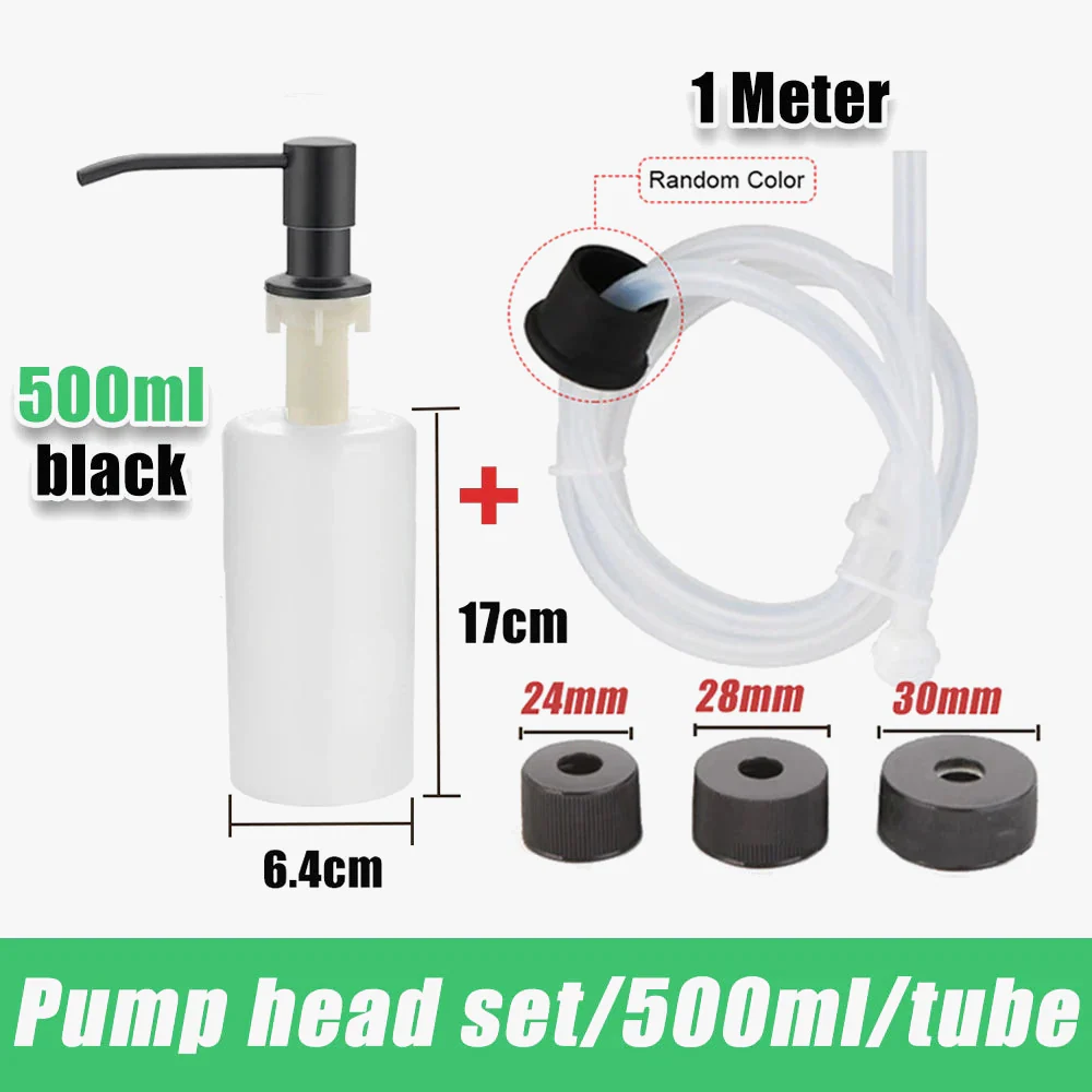 tube dextension distributeur savon acier inoxydable pompe pression 350 500 ml - Image 7