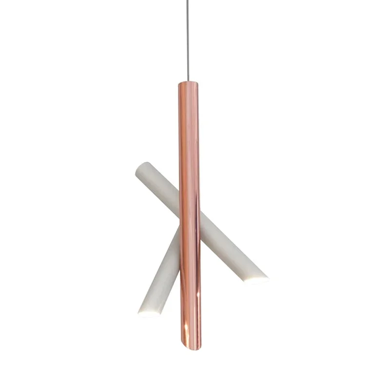Tubes Pendant Light Creative Nordic Designer Suspension lamp Ceiling Chandelier for Living Dining Room - Image 5
