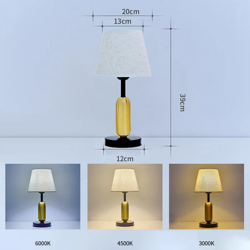 USB veilleuse moderne lampes de bureau nordique pour chevet maison chambre hôtel décoration chambre atmosphère Led lampes de bureau - Image 4