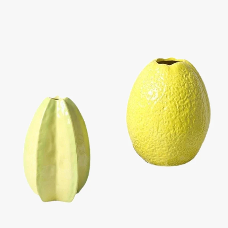vase à fruits en céramique pour décoration avec fleurs sèches - Image 6