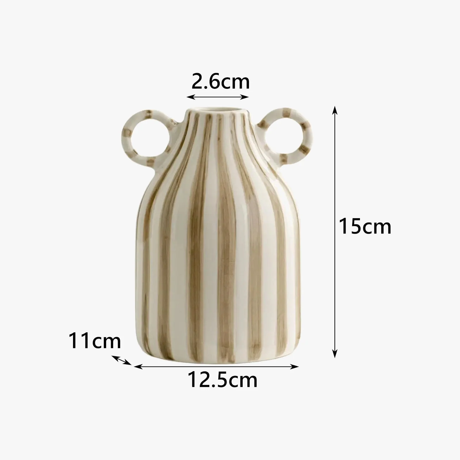 vase décoratif nordique pour fleurs fraîches et sèches - Image 6
