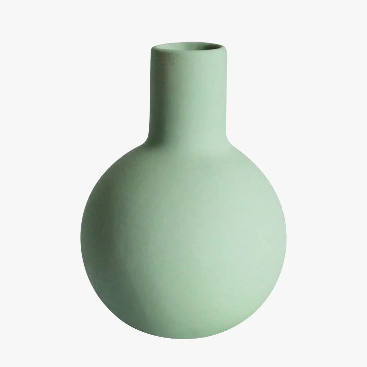 vase en céramique artisanale pour fleurs séchées décoratif et créatif - Image 6