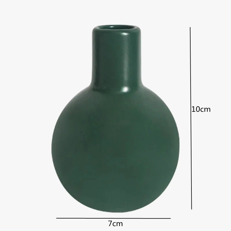 vase en céramique artisanale pour fleurs séchées décoratif et créatif - Image 7