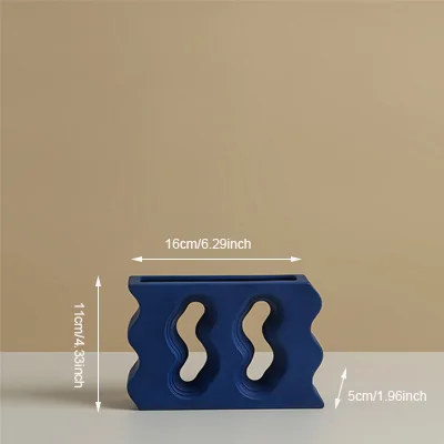 vase en céramique géométrique nordique pour fleurs séchées décoration maison - Image 9
