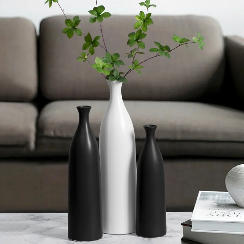 vase en céramique moderne pour décoration florale élégante - Image 4