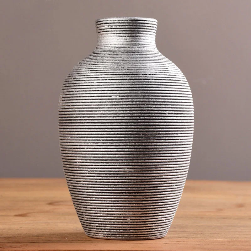 vase en céramique moderne pour décoration intérieure de fleurs - Image 7