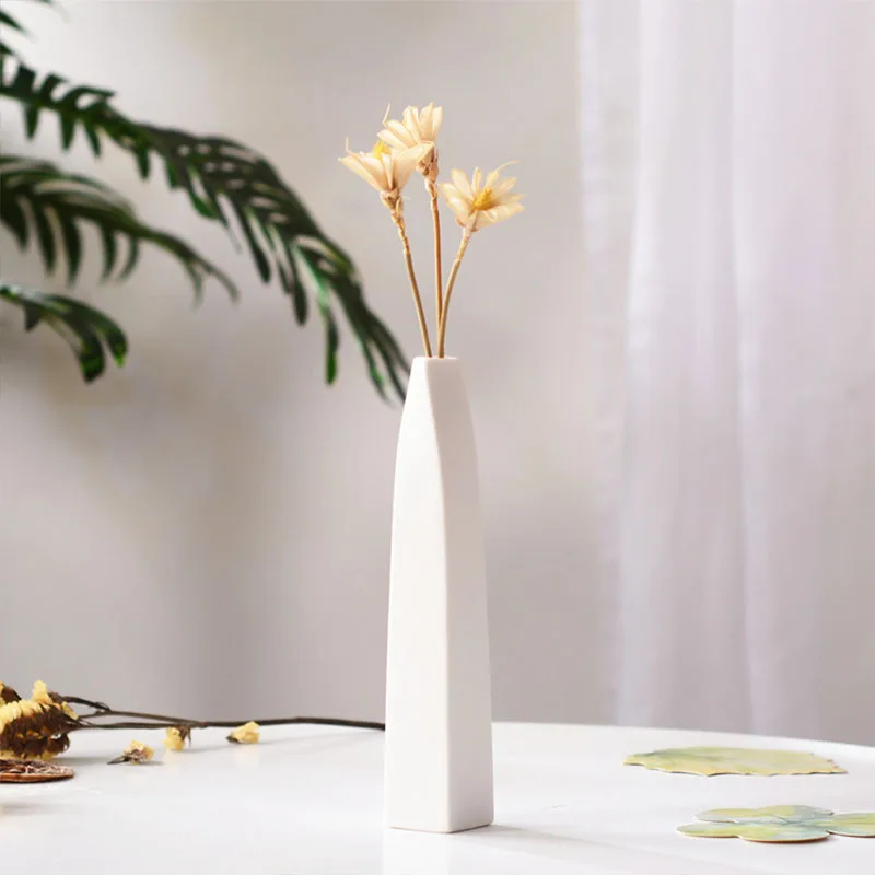 vase en céramique moderne pour fleurs séchées décoration artisanale - Image 3