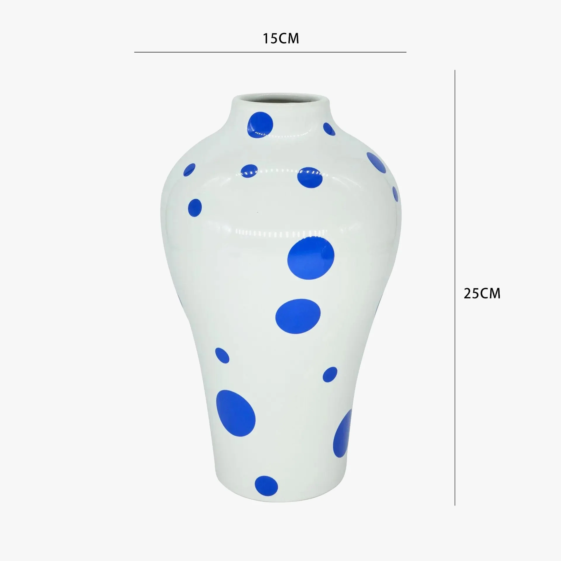 vase en céramique motif géométrique pour décoration florale artisanale - Image 7