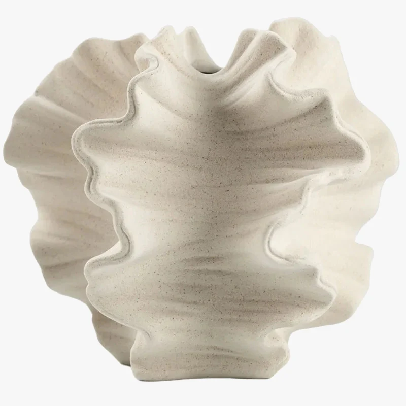 vase en céramique motifs géométriques pour décoration florale - Image 6