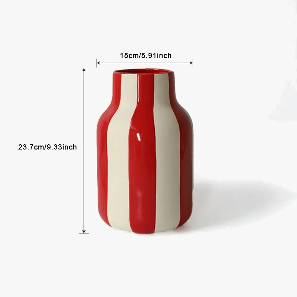 vase en céramique nordique pour décoration et arrangement floral - Image 6