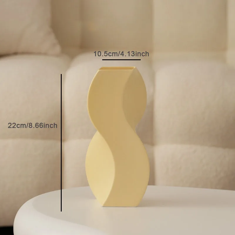 vase en céramique nordique pour décoration et arrangements floraux - Image 11