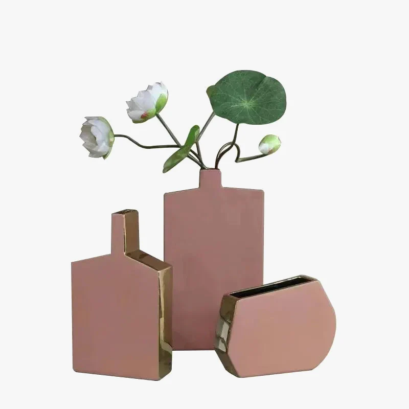 vase en céramique nordique pour fleurs séchées et décoration - Image 5