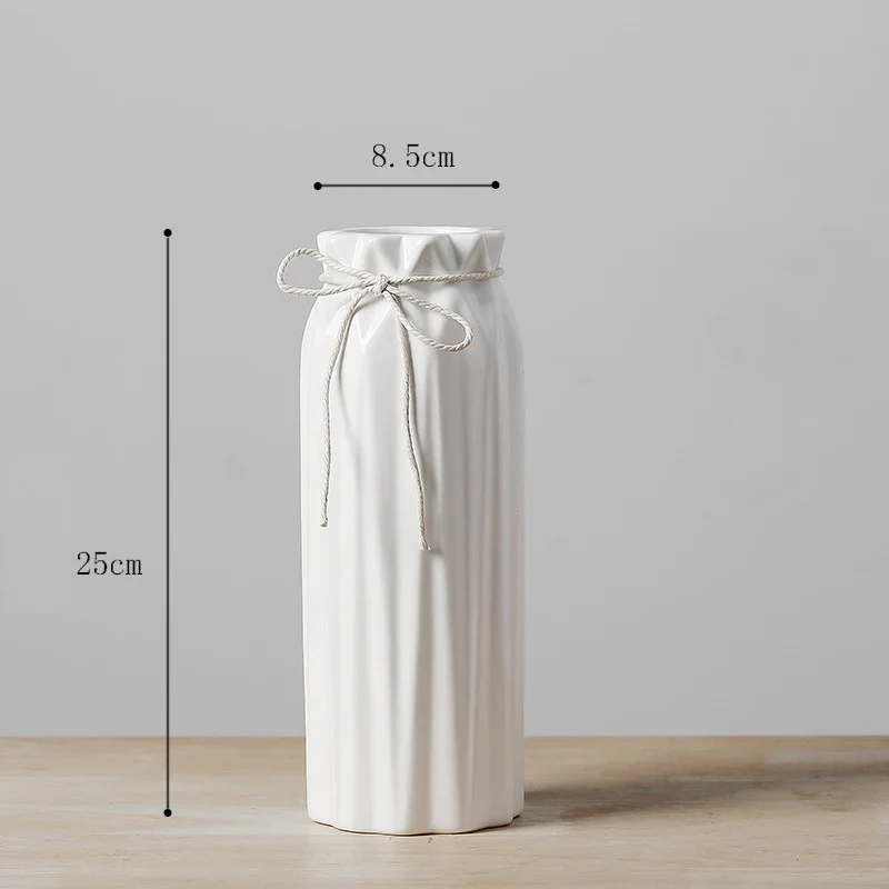 vase en céramique pour fleurs décoration intérieure et bureau - Image 14
