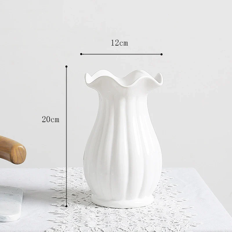 vase en céramique pour fleurs décoration intérieure et bureau - Image 16