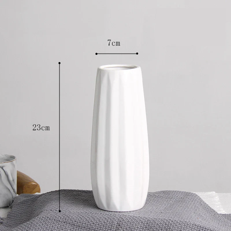 vase en céramique pour fleurs décoration intérieure et bureau - Image 17