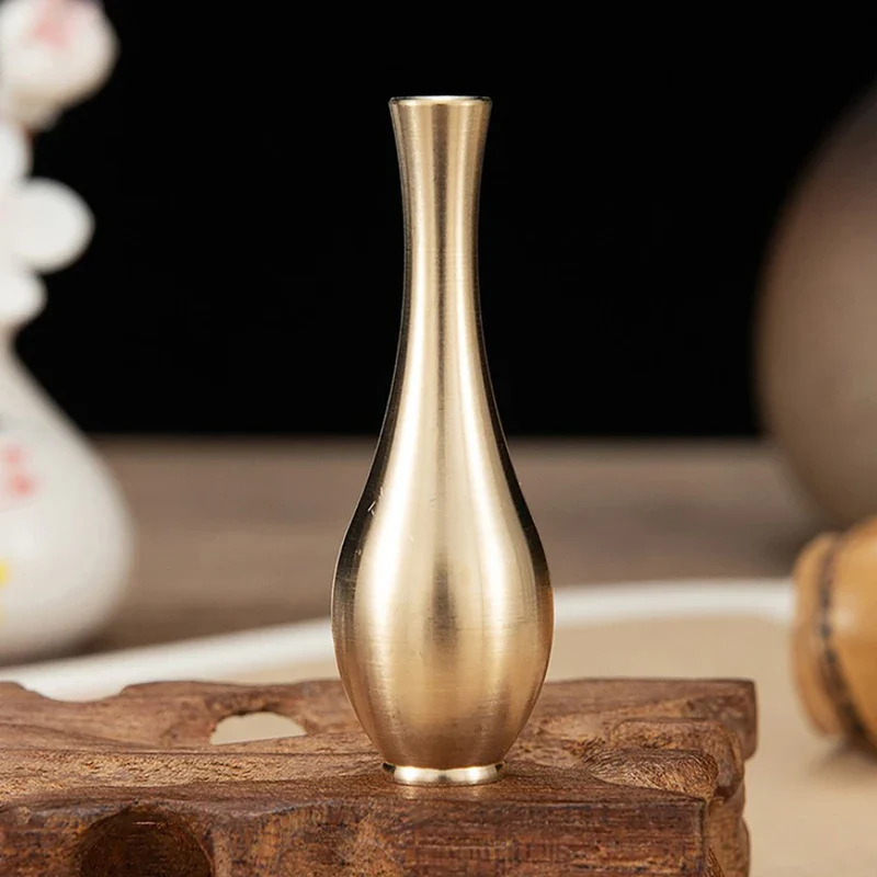 vase en plastique rayé pour arrangement floral décoratif - Image 8