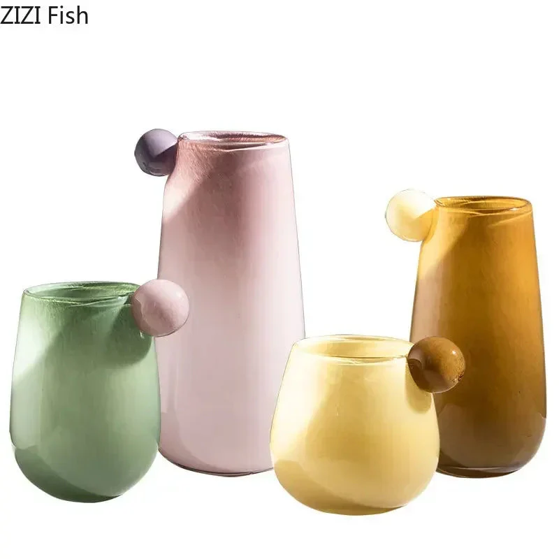 vase en verre bonbon pour décoration florale esthétique - Image 6