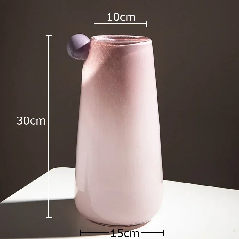 vase en verre bonbon pour décoration florale esthétique - Image 8