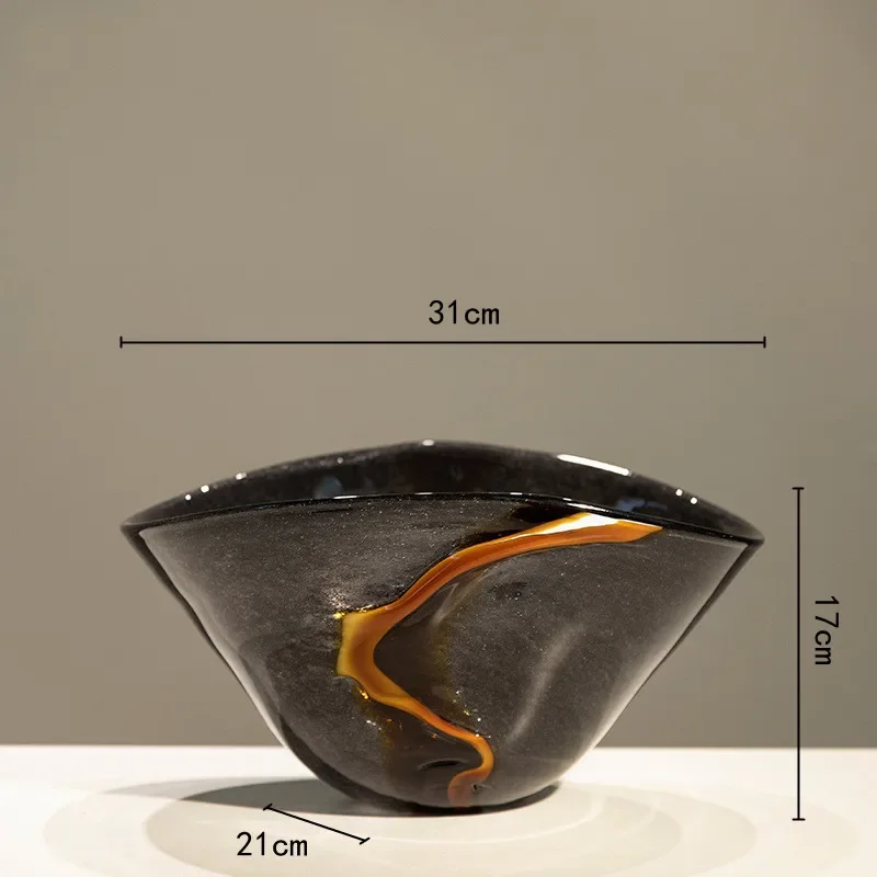 vase en verre craquelé pour arrangement floral décoratif - Image 7
