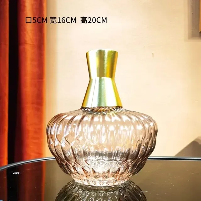 vase en verre décoratif pour arrangements floraux modernes - Image 14
