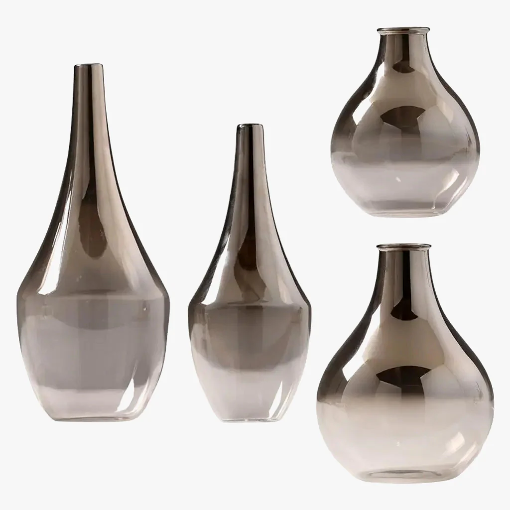 vase en verre dégradé pour fleurs et cadeaux