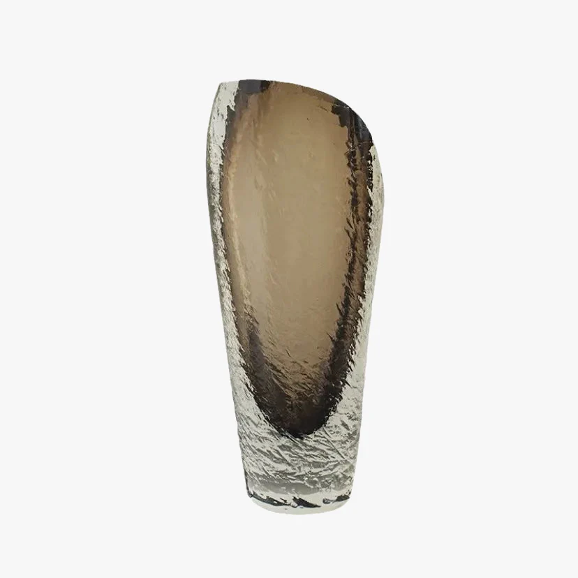 vase en verre épais pour décoration florale artisanale - Image 5