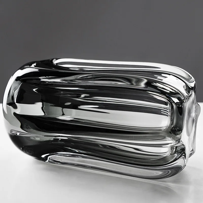 vase en verre épais pour terrarium et décoration florale - Image 3