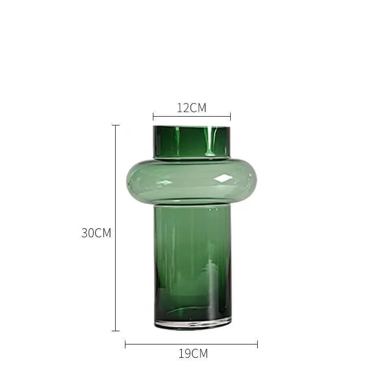 vase en verre géométrique pour décoration intérieure artistique - Image 11