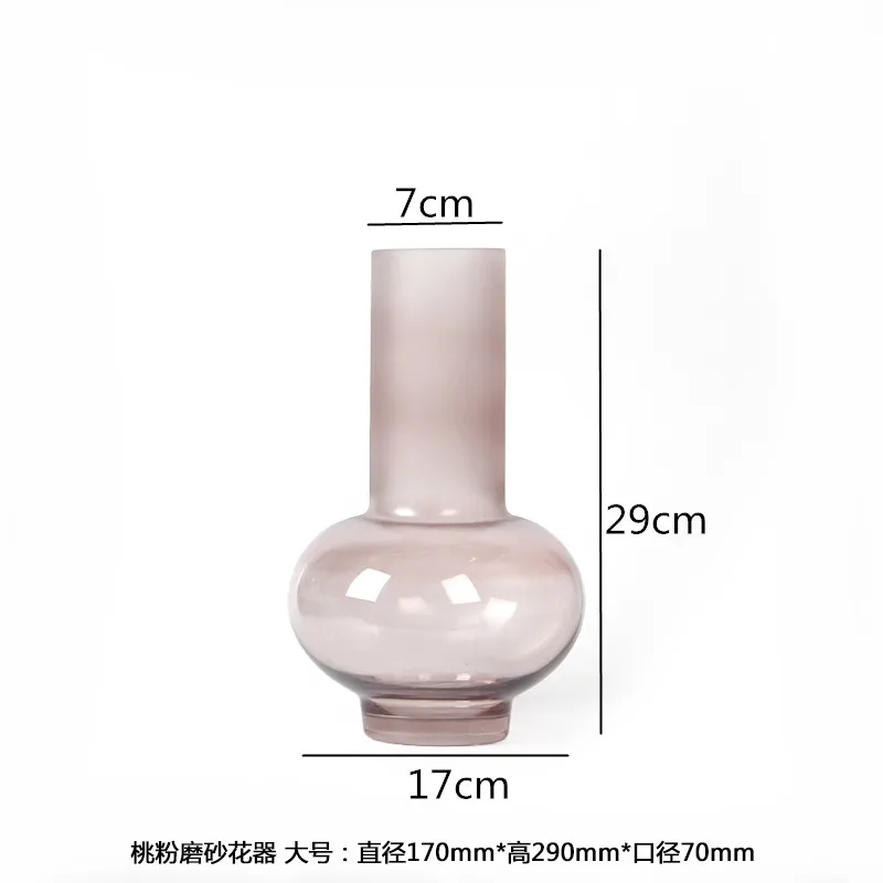 vase en verre givré pour fleurs et décoration d'intérieur - Image 11