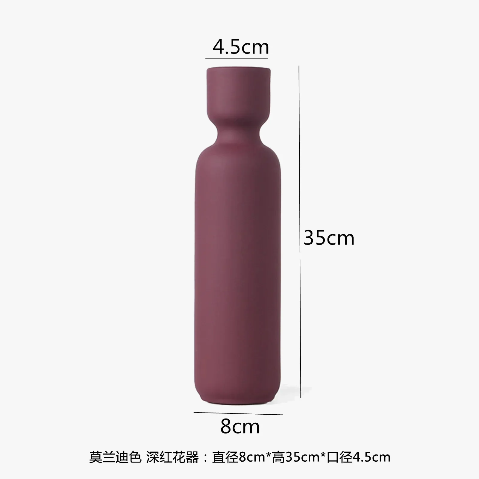 vase en verre givré pour fleurs et décoration d'intérieur - Image 9