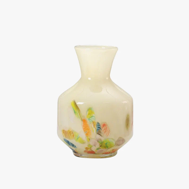 vase en verre imprimé motif floral pour décoration et terrarium - Image 6