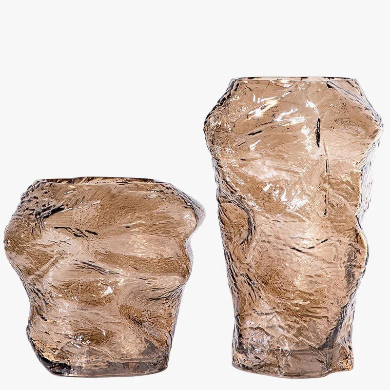 vase en verre moderne pour décoration d'intérieur et fleurs sèches - Image 6