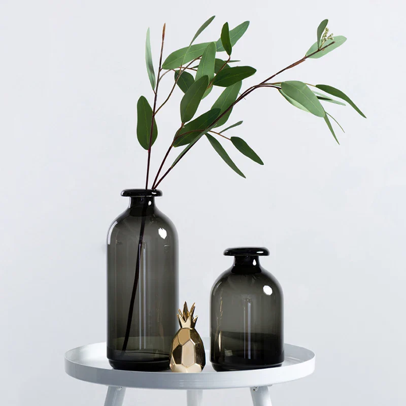 vase en verre nordique pour fleurs décoration intérieure moderne - Image 2