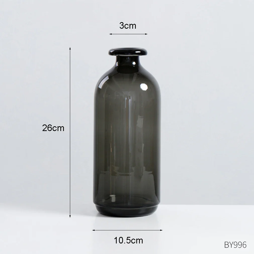 vase en verre nordique pour fleurs décoration intérieure moderne - Image 8