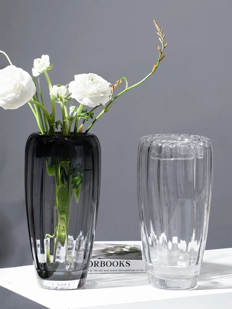 vase en verre pour arrangement floral et décoration élégante - Image 2