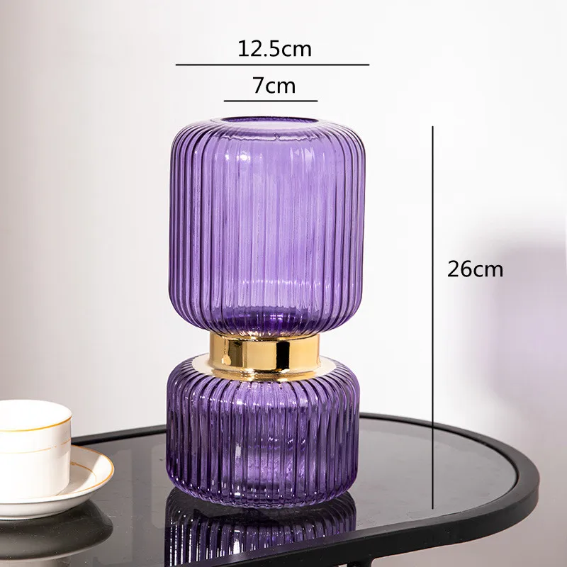 vase en verre transparent pour fleurs et décoration hydroponique - Image 10