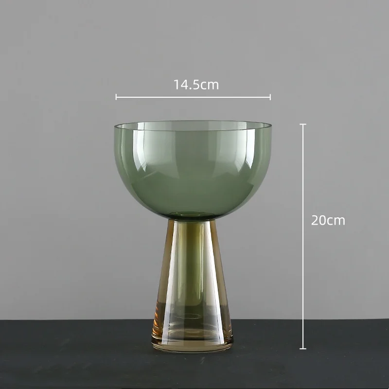 vase hydroponique en verre transparent en forme de champignon décoratif - Image 7