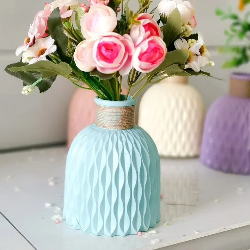 vase moderne en plastique pour décoration florale nordique - Image 10