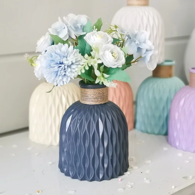 vase moderne en plastique pour décoration florale nordique - Image 11