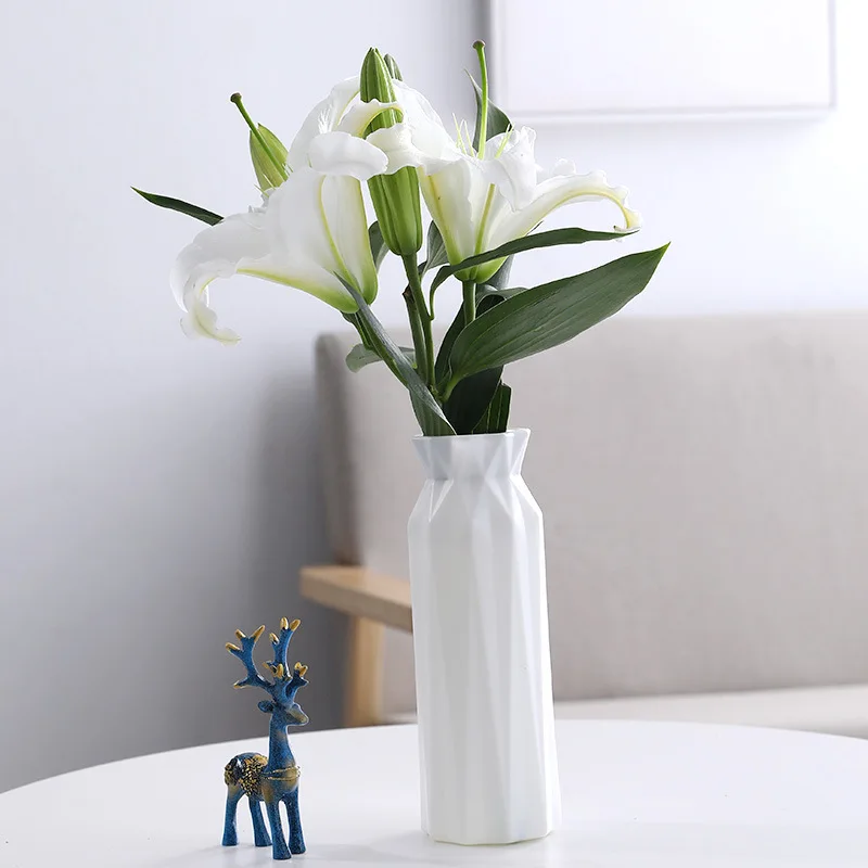vase moderne en plastique pour décoration florale nordique - Image 13