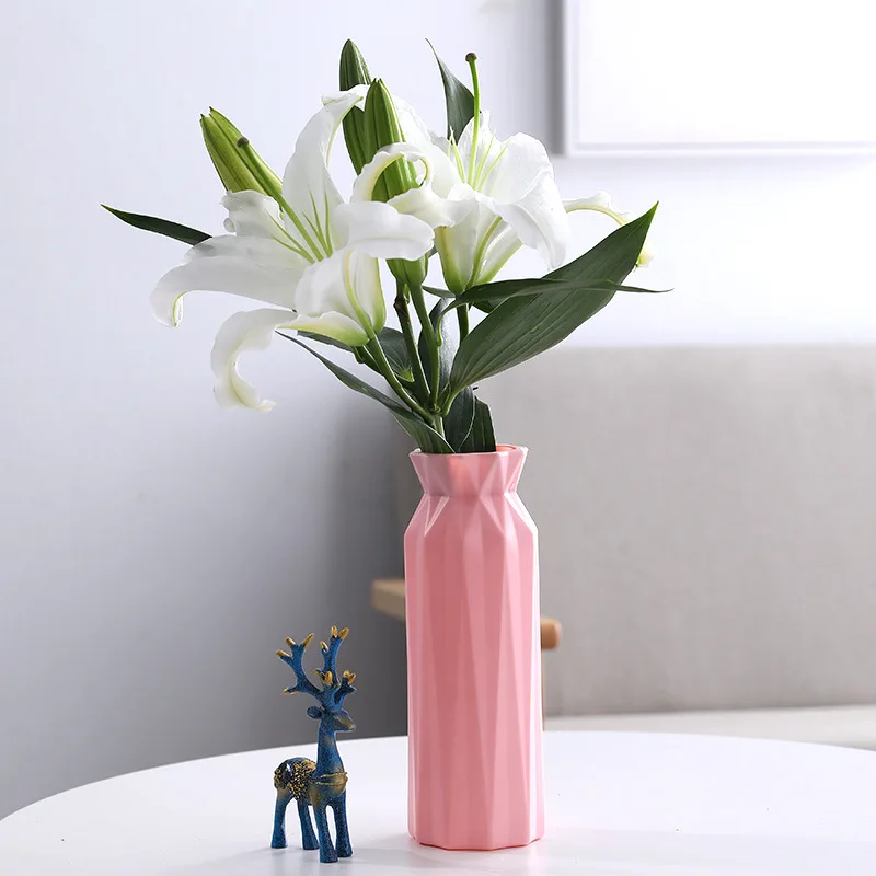 vase moderne en plastique pour décoration florale nordique - Image 16