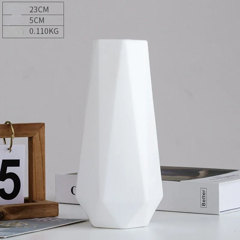 vase moderne en plastique pour décoration florale nordique - Image 23