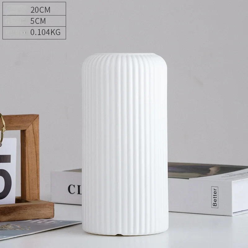 vase moderne en plastique pour décoration florale nordique - Image 26