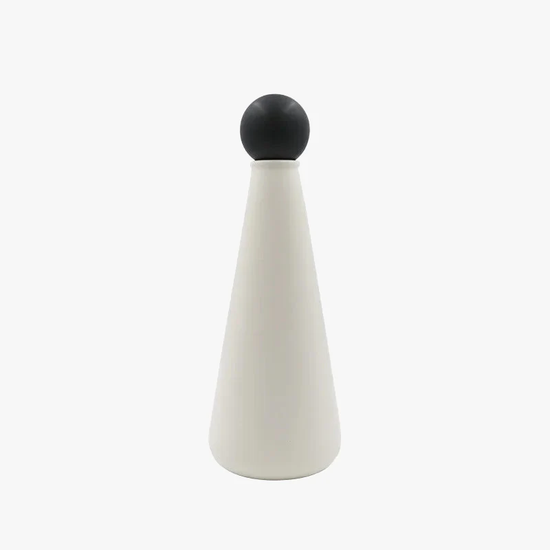 vase nordique en céramique émaillée décoration moderne géométrique - Image 5