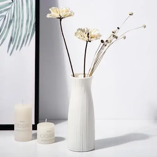 vase nordique en plastique pour fleurs décoration moderne maison - Image 7