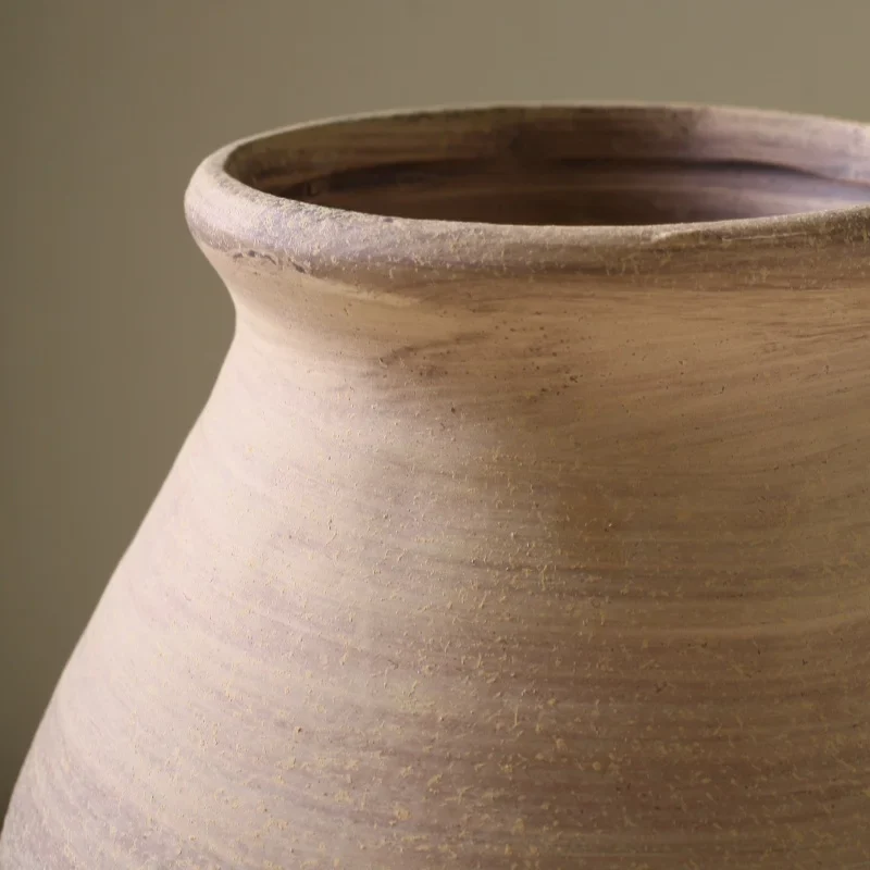 vase rétro en céramique fait main pour décoration fleurs séchées - Image 5